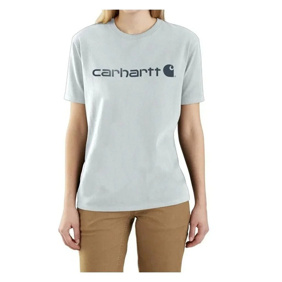 NEW Carhartt Original Fit Workwear Logo T-Shirt Size S 4-6 NWT - Picture 1 of 6